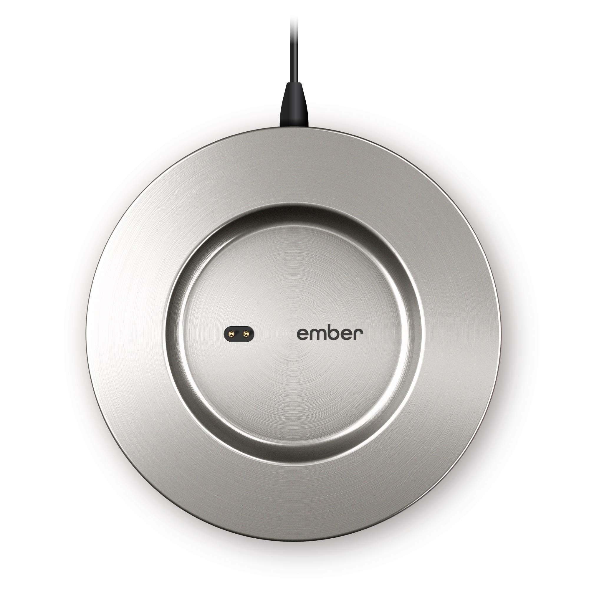 Ember Charging Coaster 2, Wireless Charging for Use with Ember Temperature Control Smart Mug, Black